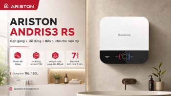 Bình nóng lạnh Ariston ANDRIS3 RS 15L – 30L mới ra mắt