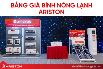 Bảng Giá Bình Nóng Lạnh Ariston Chính Hãng Mới Nhất 2026 - Tổng Kho Giá Tốt