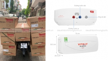 Lắp 7 chiếc bình Ariston VItaly 20 SL cho chung cư mini của chị Hạnh