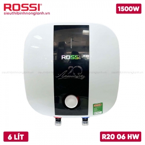 Bình nóng lạnh ROSSI 6 LÍT R20 06 HW (Cấp nước đầu dưới)