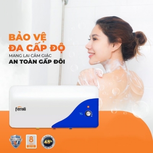 Bình nước nóng Ferroli trang bị 10 đặc tính an toàn