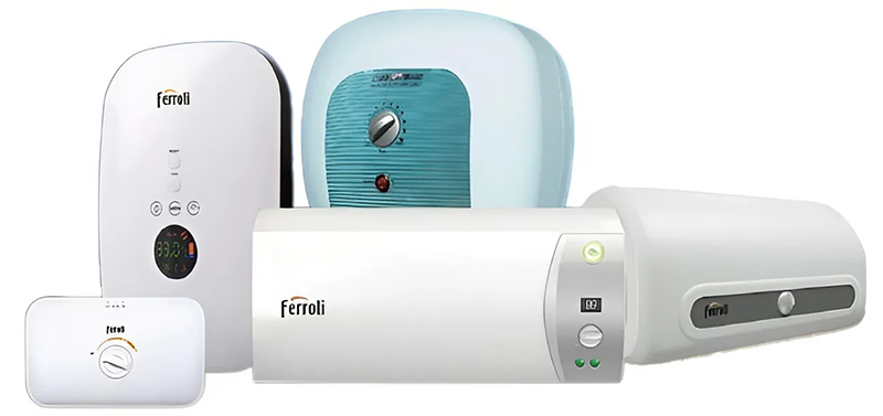 các mẫu bình nóng lạnh ferroli