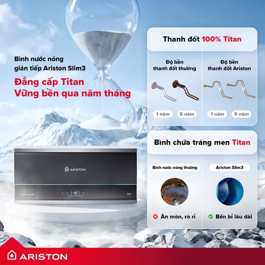 Bình nước nóng gián tiếp ariston đẳng cấp vượt trội