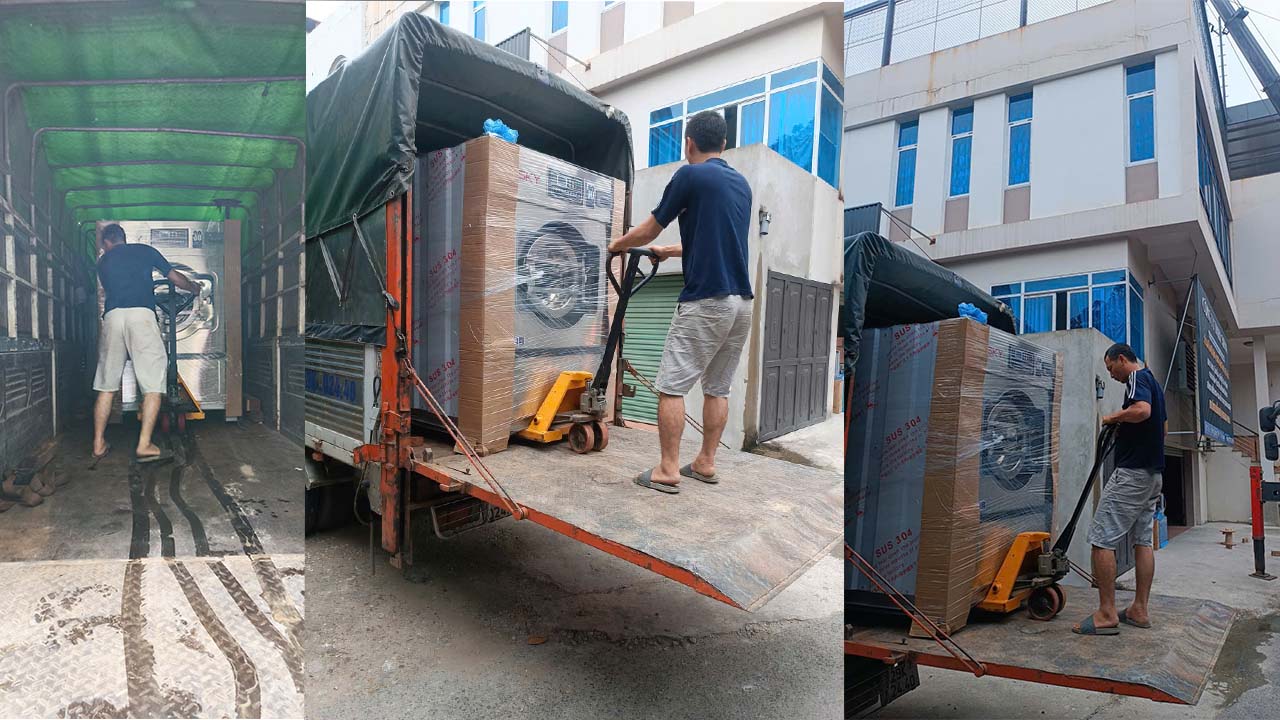 Cặp máy được nhập khẩu nguyên kiện, tích hợp công nghệ tiên tiến phù hợp với nhu cầu công nghiệp may mặc