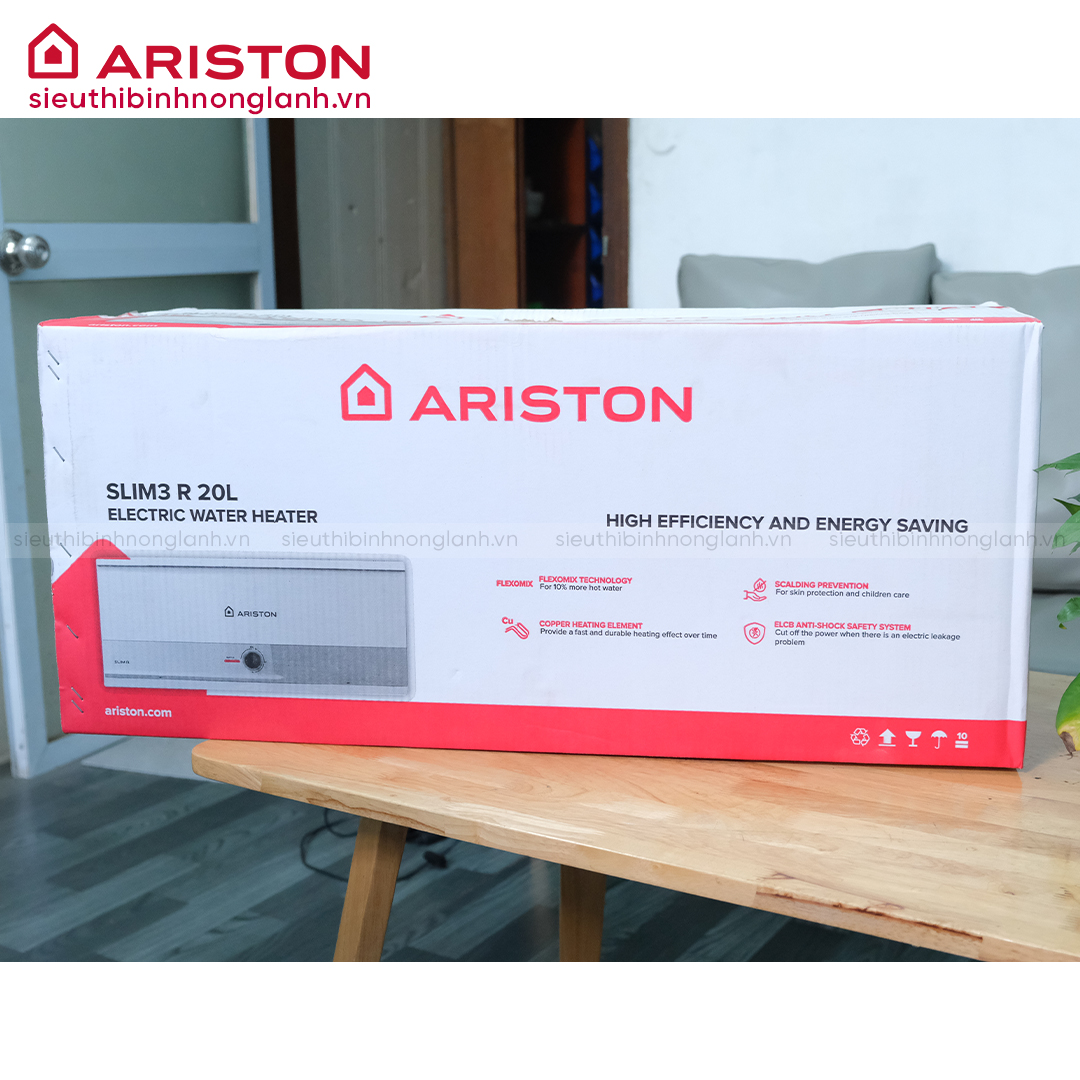 bình nóng lạnh ariston slim3 R fullbox