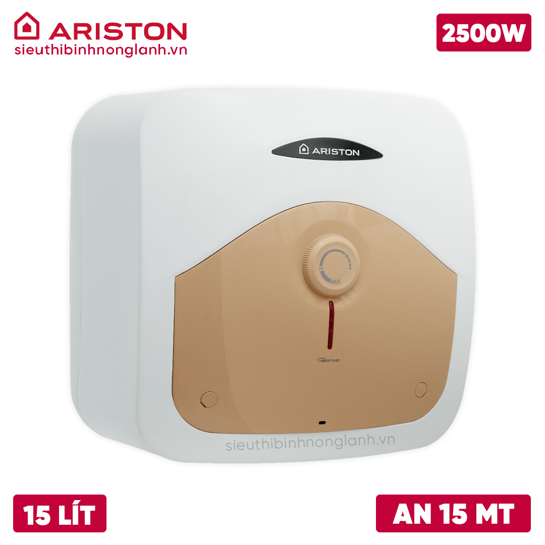 Bình nóng lạnh Ariston 15L AN 15 2.5 FE MT góc nghiêng