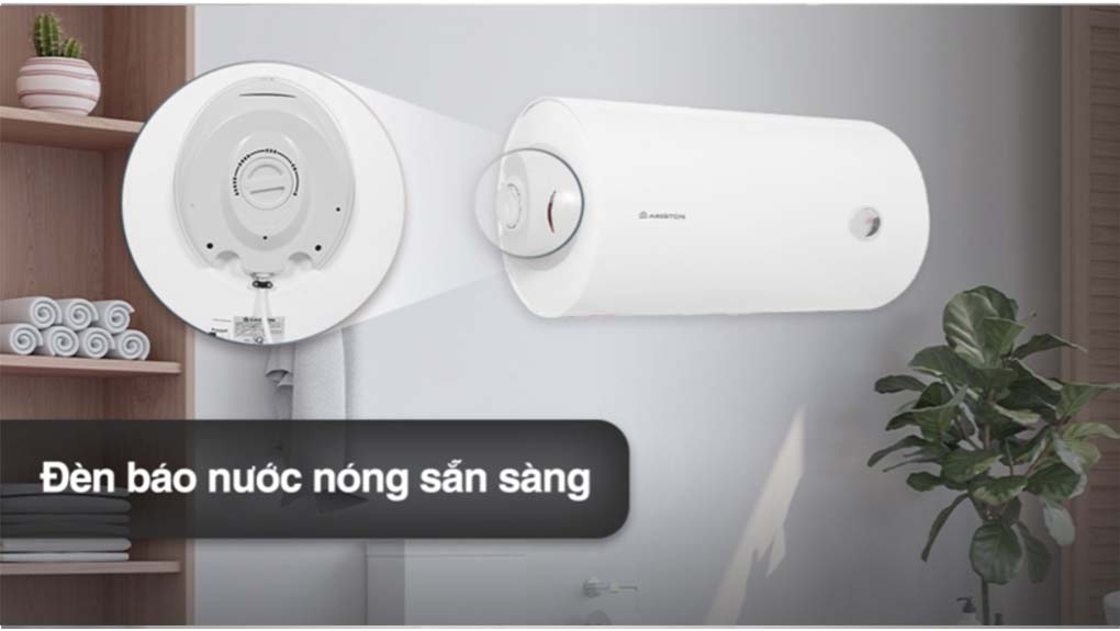 Bình nóng lạnh Ariston 50 lít PRO R 50 SH 2.5 FE có đèn báo tiện dụng