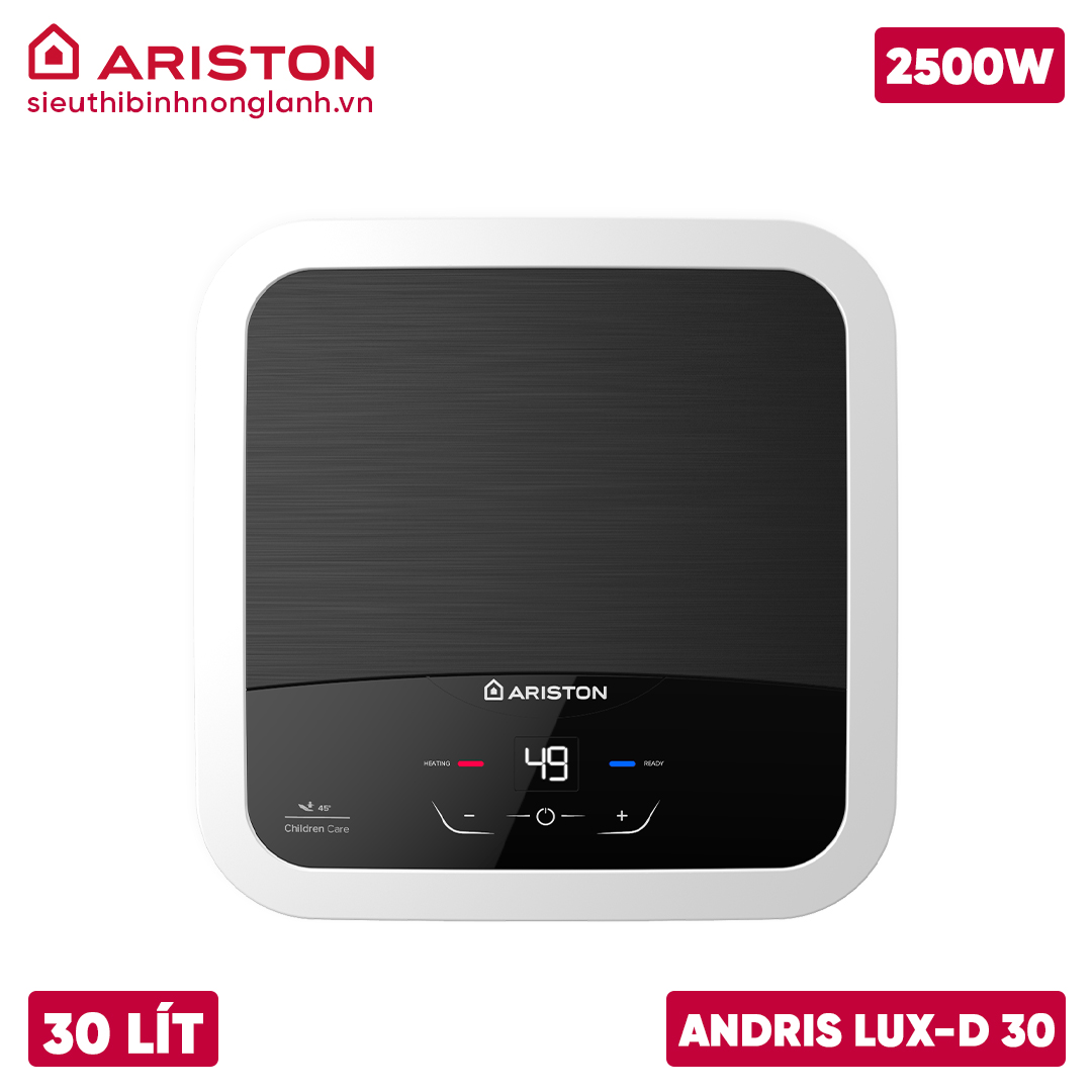 Bình nóng lạnh Ariston 30L ANDRIS2 LUX-D 30 AG+