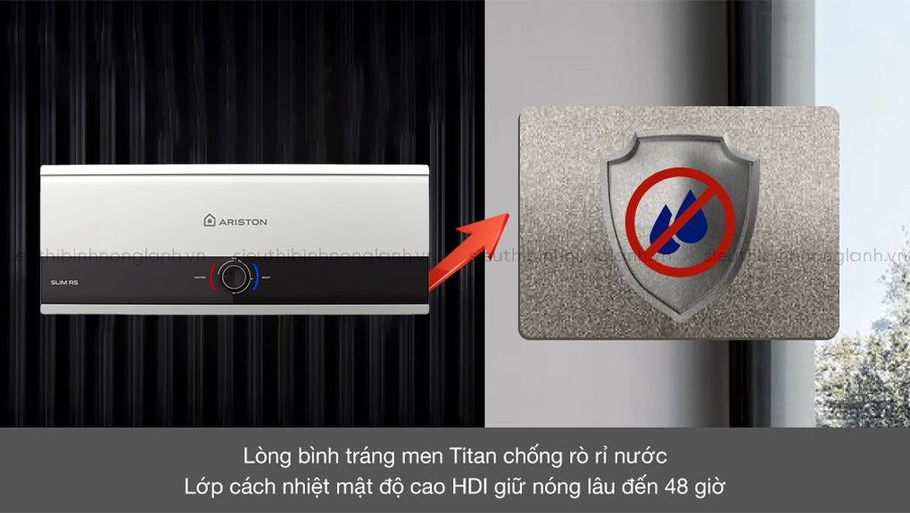 Lòng bình phủ lớp men Titan, chống ăn mòn, ngăn rò rỉ, đảm bảo độ bền và hiệu suất lâu dài.