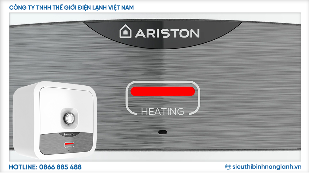 Đèn báo trạng thái đun nóng và sẵn sàng dùng của Ariston Slim3