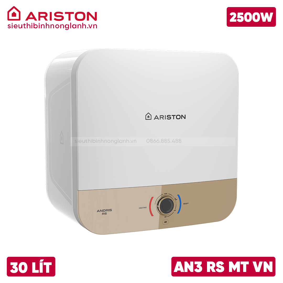 góc nghiêng của bình nóng lạnh ariston an3 30 rs mt vn