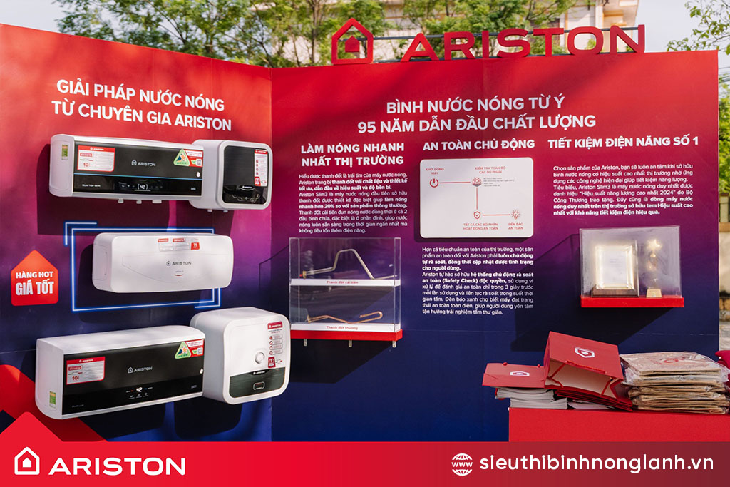 quan tâm tới các tính năng an toàn của bình nóng lạnh