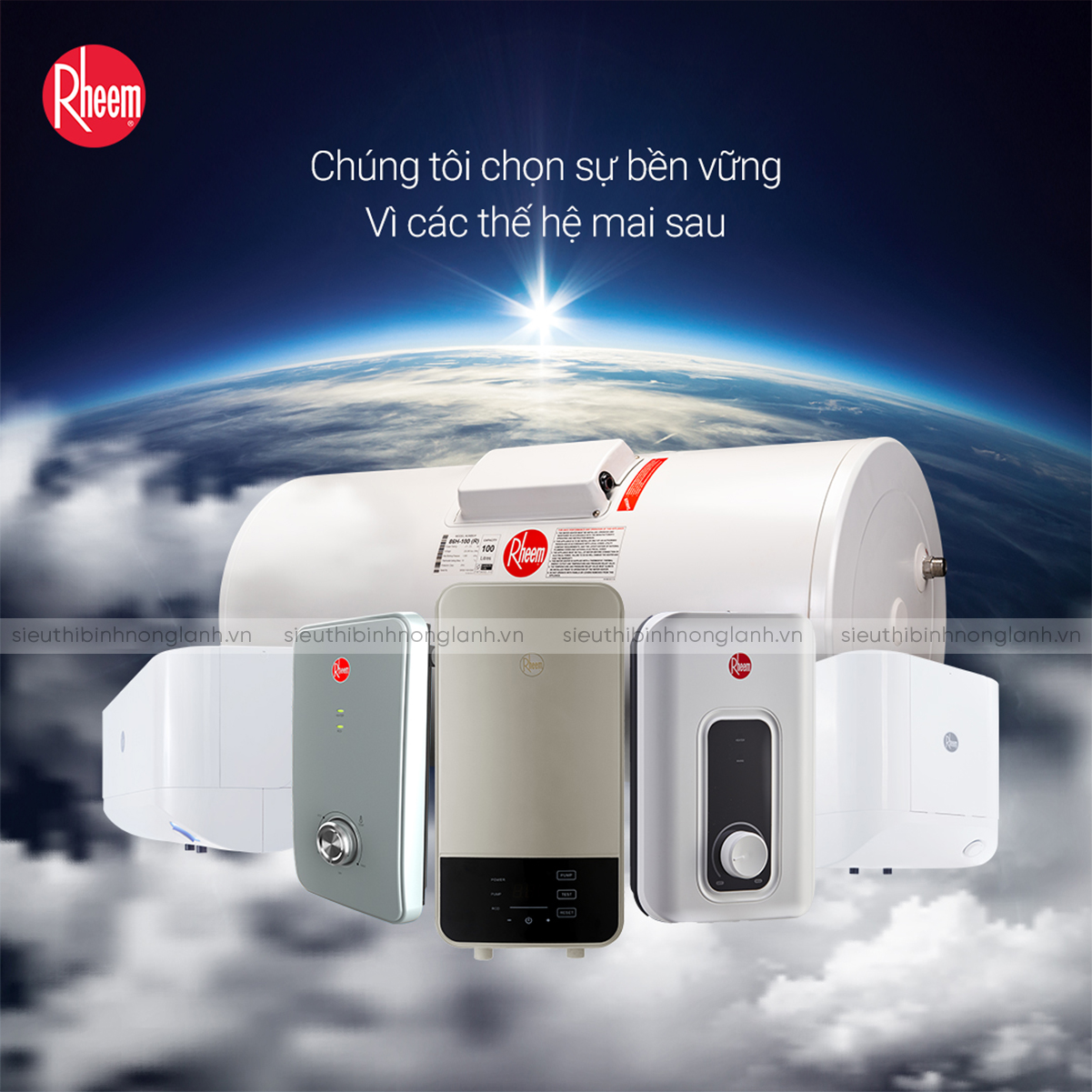 Rheem hướng tới sự bền vững vì tương lai