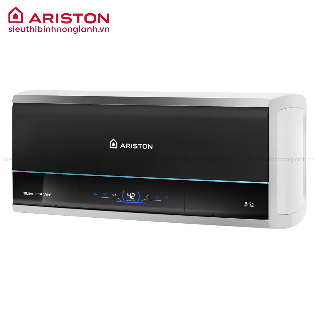 Góc nghiêng bình nóng lạnh Ariston SLim3 Top wifi 20 Lít