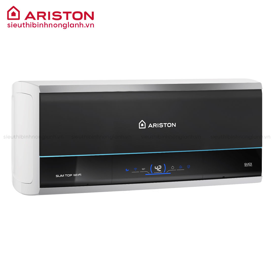 Góc nghiêng bình nóng lạnh Ariston SLim3 Top wifi 20 Lít