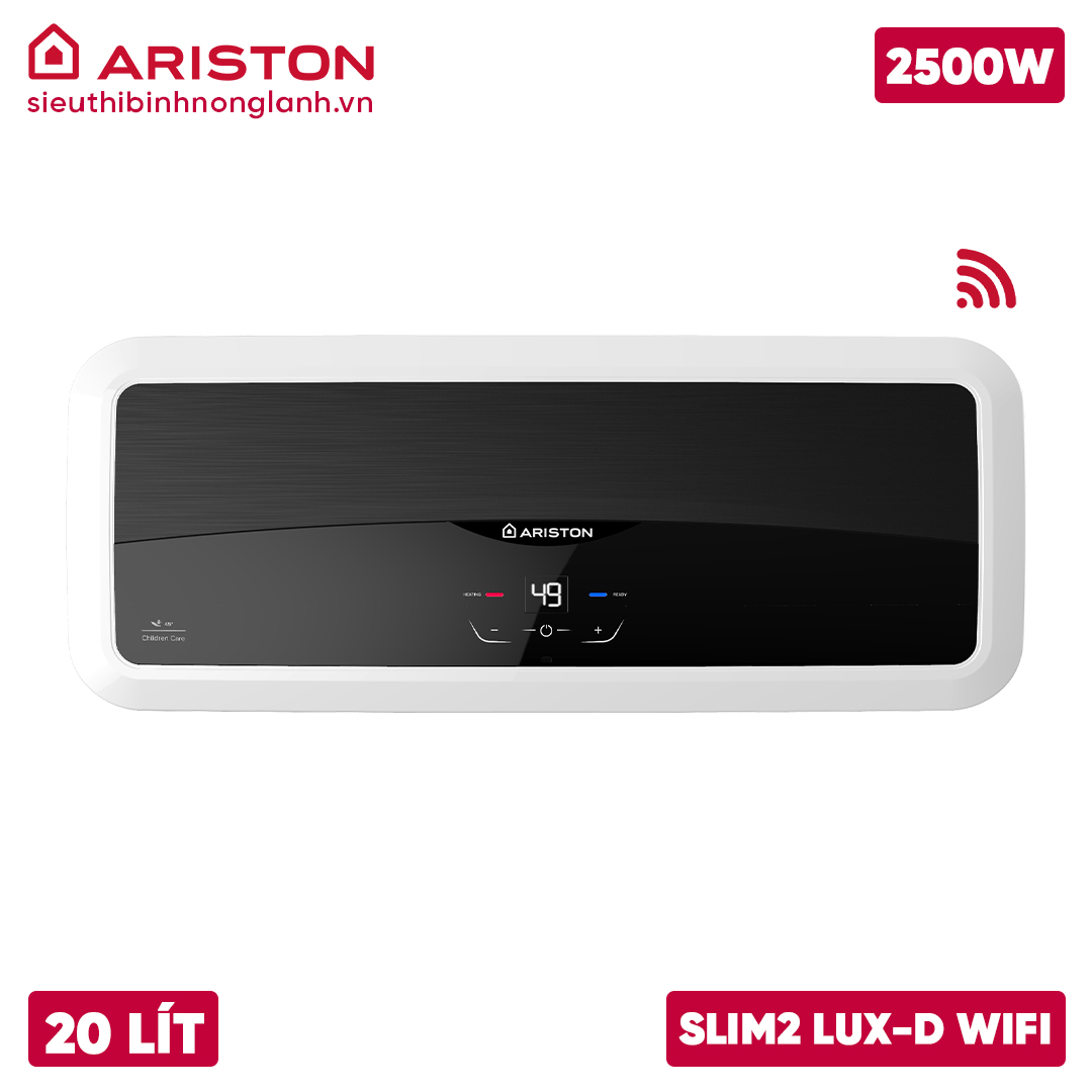 Bình nóng lạnh Ariston 20L SLIM2 LUX-D AG+ WIFI 20