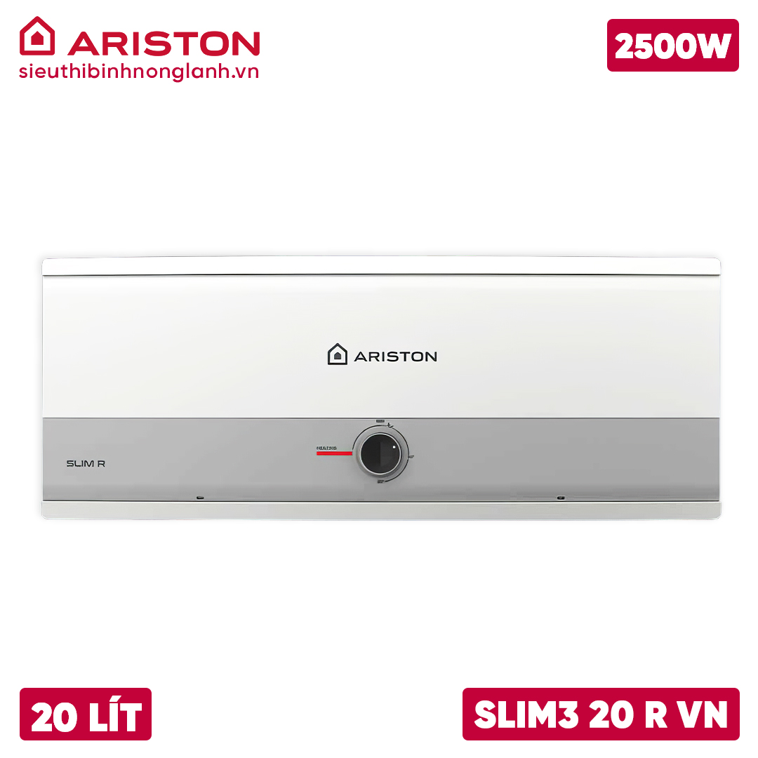 Bình nóng lạnh Ariston 20L SLIM3 20 R VN