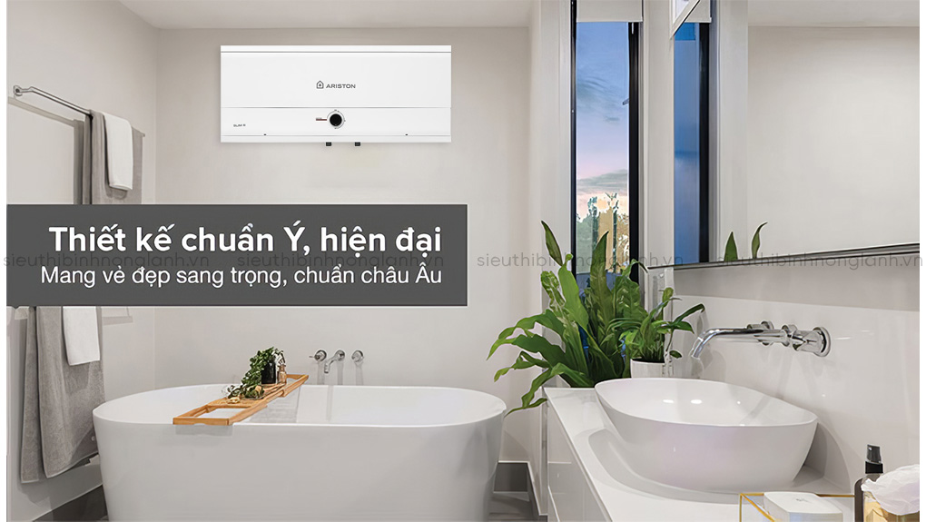 Bình Nóng Lạnh Ariston SLIM3 20 R MT – Giải Pháp Nước Nóng Hoàn Hảo Cho Gia Đình Nhỏ