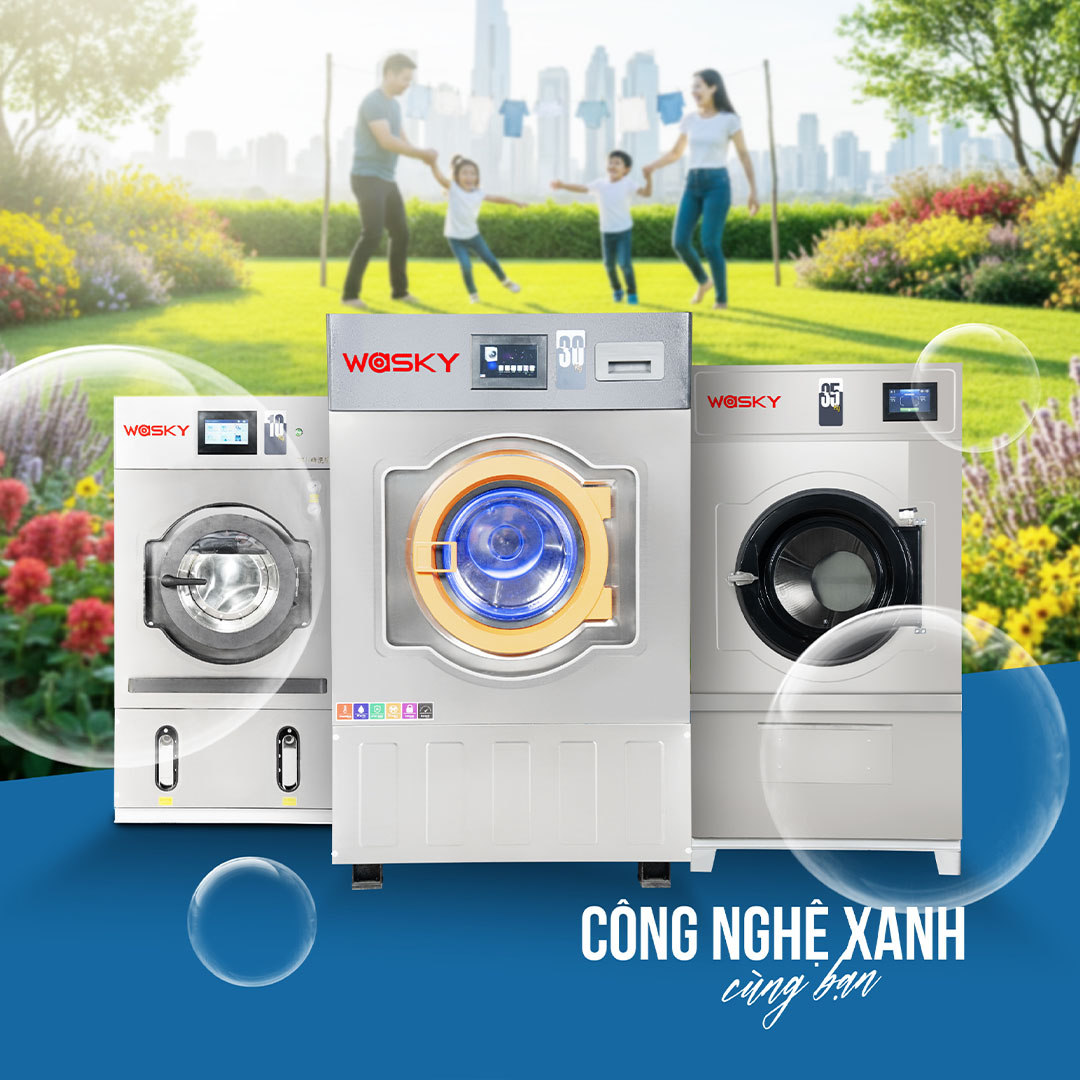 Toàn bộ thân vỏ và lồng sấy được chế tạo từ thép không gỉ inox 304 Posco Hàn Quốc