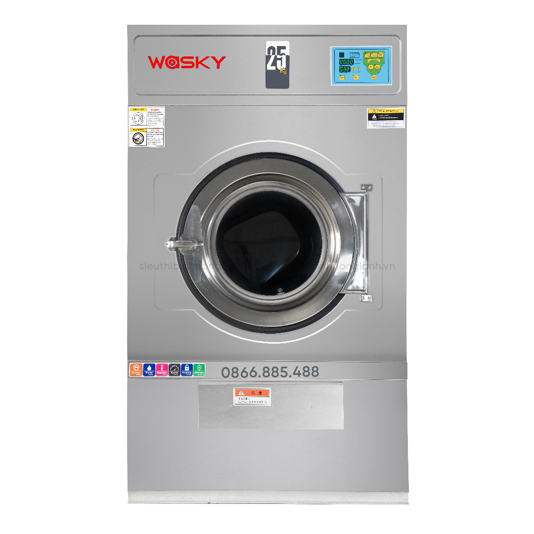 Máy sấy công nghiệp 25kg WASKY