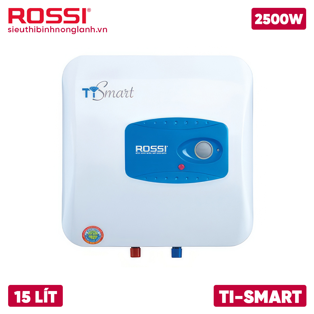 Bình nóng lạnh Rossi 15 Lít TI-SMART RST 15SQ