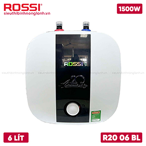 Bình nóng lạnh ROSSI 6 LÍT R20 06 BL (Cấp nước đầu trên)