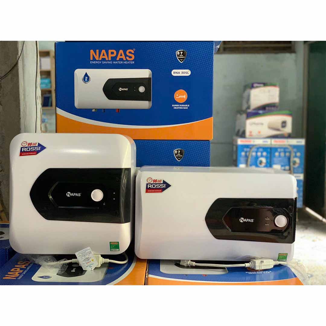 Bình nóng lạnh Rossi Napas 30L vuông RNA30SQ