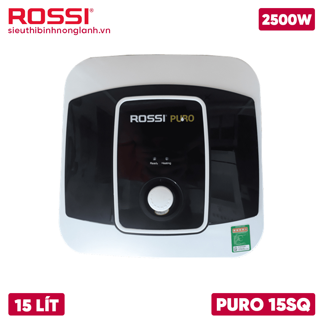 BÌNH NÓNG LẠNH ROSSI 15 LÍT PURO 15SQ