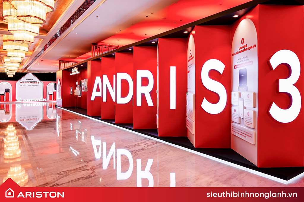 ARISTON CHÍNH THỨC RA MẮT DÒNG BÌNH NÓNG LẠNH ANDRIS 3